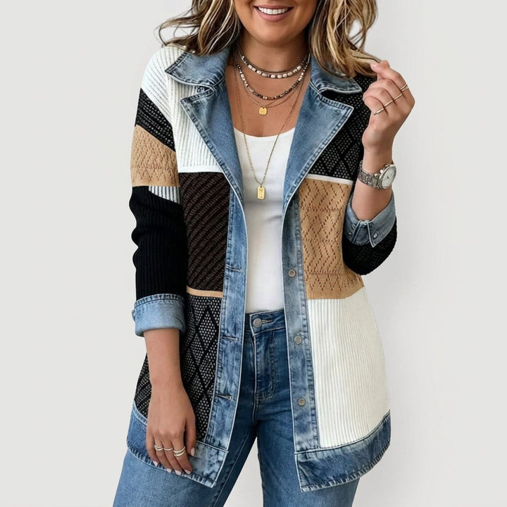 Yuki | Indigo Sweter Kurtka