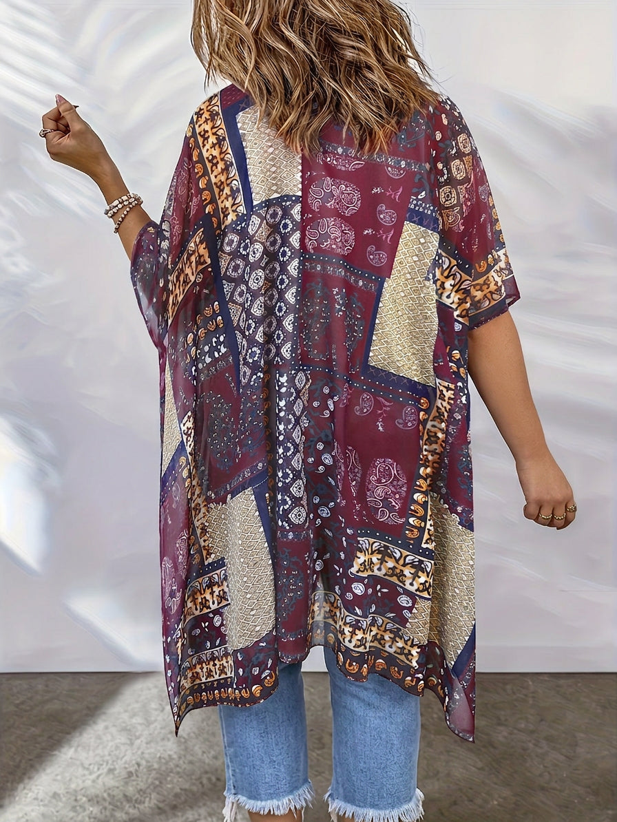Iona | Boho Długi Kardigan