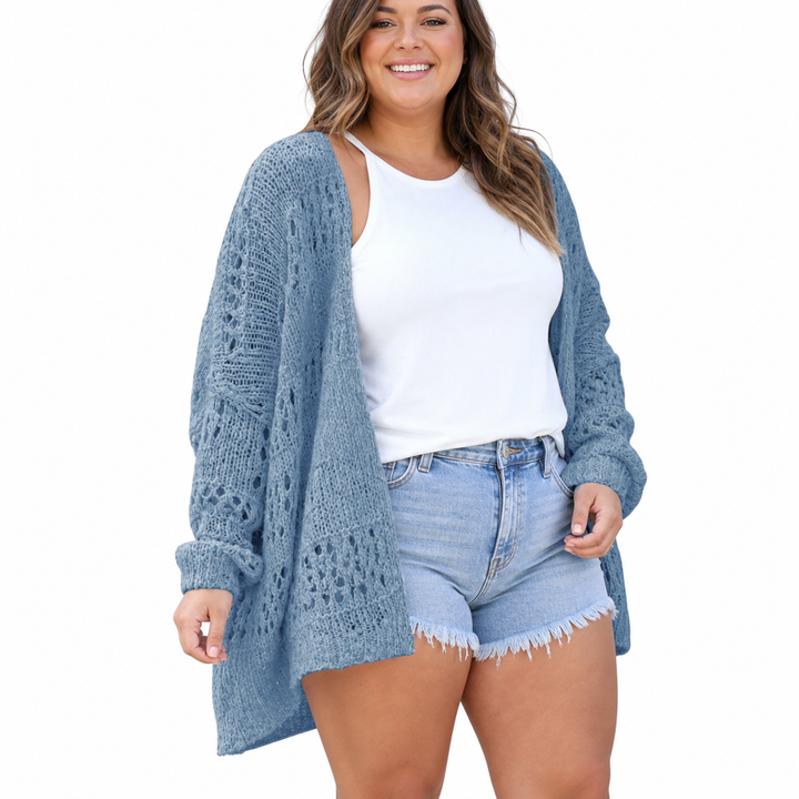NAOMI | Lekki, Przestronny Boho Kardigan Letni