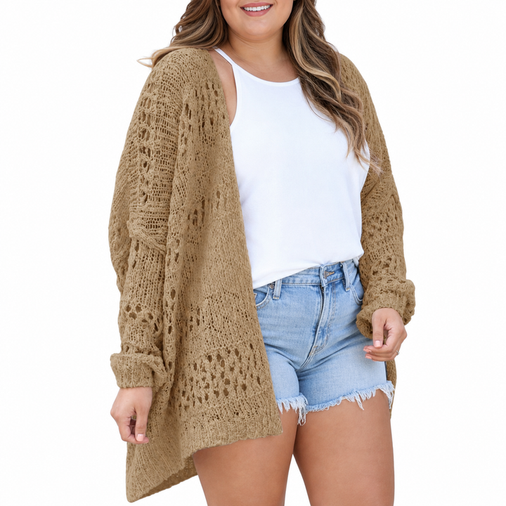 NAOMI | Lekki, Przestronny Boho Kardigan Letni