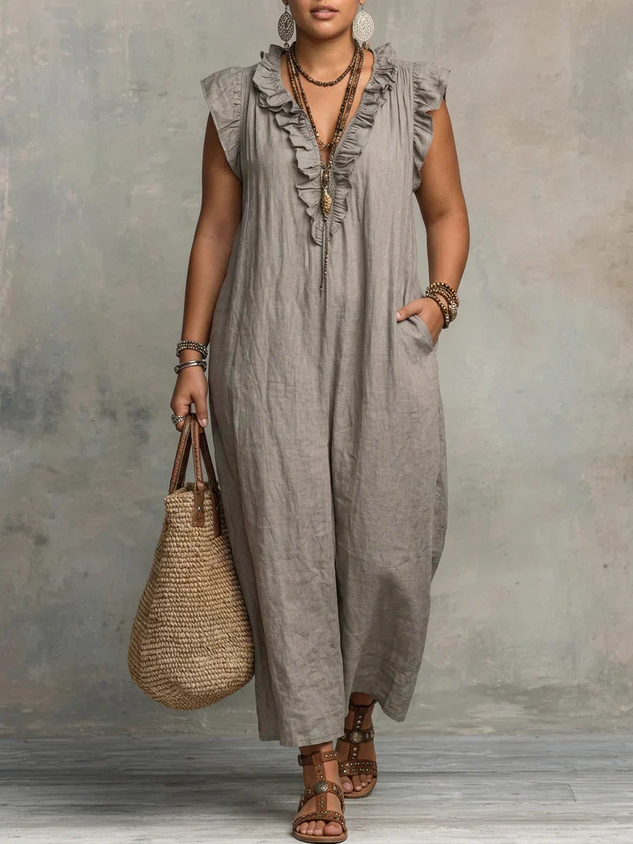 Esmé | Boho Ruffle Maxi Dress